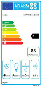 Elica PRF0101143B - Campana Stripe 90 Cm Decorativa Pared Cristal Negro