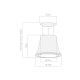 Elica PRF0098365A - Campana Audrey Classic 50 Cm Diametro Blanca
