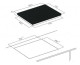 Elica PRF0102888 - Encimera Lien Diamond 805 Negra 80 Cm Flexinducción