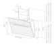 Elica PRF0120209 - Campana Decorativa Majestic Sense 90 cm Vidrio Negro + Inox