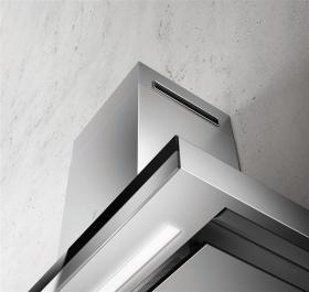 Elica PRF0120968 - Campana de pared Meteorite 90 cm Acero Inox y Negro