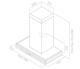 Elica PRF0120968 - Campana de pared Meteorite 90 cm Acero Inox y Negro