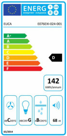 Elica PRF0079552A - Campana de isla Moon Island Filtrante 60 x 180 cm