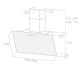 Elica PRF0119828 - Campana Decorativa Shire Vidrio Blanco 90 cm Aspirante