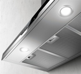 Elica PRF0110505 - Campana extractora Top 90cm Acero Inox y vidrio 713 m3/h