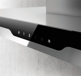 Elica PRF0110506 - Campana extractora Top 90cm Acero Inox y vidrio 713 m3/6