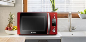 Candy CMXG20DR - Microondas Rojo con función grill 700W Capacidad de 20L