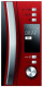 Candy CMXG20DR - Microondas Rojo con función grill 700W Capacidad de 20L