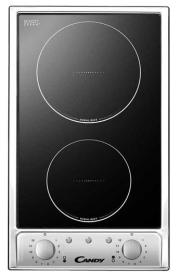 Candy *DISCONTINUADO* CDH321X - Placa Eléctrica 2900W 28.6 x 50.6 cm 2 Fuegos Acero inox