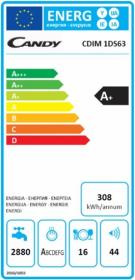 Candy CDIM1DS63 - Lavavajillas integrado 60cm Clase A+ 16 servicios