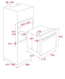 Teka 41531024 - Horno Compacto Multifunción SurroundTemp HLC 840 Blanco