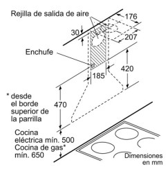 Balay 3BC663MX - Campana Decorativa Pared Diseño Chimenea 60 Cm