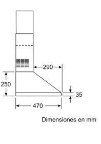 Balay 3BC663MX - Campana Decorativa Pared Diseño Chimenea 60 Cm