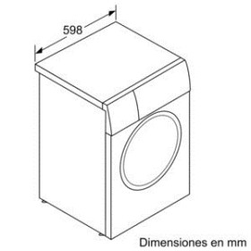 Balay 3TW976BA - Lavadora secadora A de 7 y 4 kg 1400rpm VarioPerfect ExtraSilencio