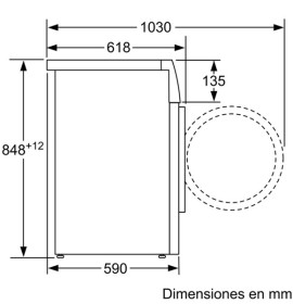 Balay 3TS998C - Lavadora 9 Kg Clase A+++ -10% 1400 rpm Blanca