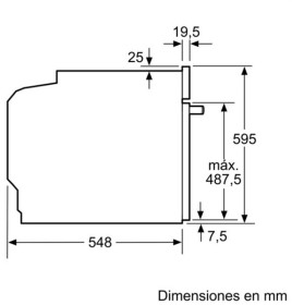 Balay 3HB584CA0 - Horno pirolítico gris antracita con puerta extraíble y AutoChef
