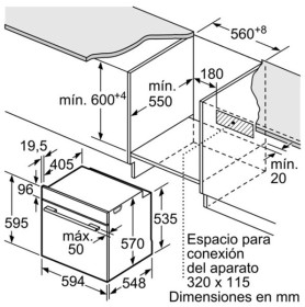 Balay 3HB5848A0 - Horno pirolítico gris antracita con puerta abatible y AutoChef