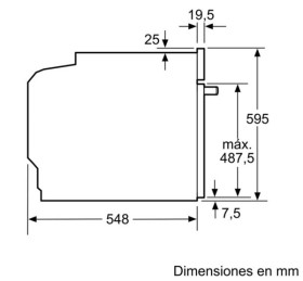 Balay 3HB5848A0 - Horno pirolítico gris antracita con puerta abatible y AutoChef