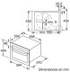 Balay 3CW5178A0 - Horno Microondas Compacto Antracita Multifunción
