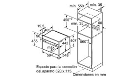 Balay 3CB5351A0 - Horno Compacto Control Comfort Clase A Antracita