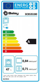 Balay 3CB5351B0 - Horno Compacto Control Comfort Clase A Blanco