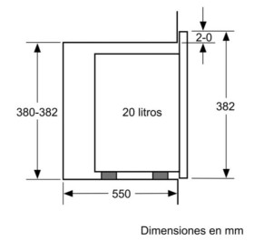 Balay 3CG5172N0 - Microondas Integrable Sin Marco Grill 20 Litros Negro