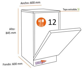 Balay 3VS502IP - Lavavajillas 60Cm 12 Cubiertos Clase F Inox Antihuellas