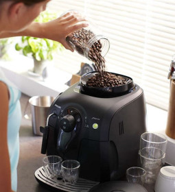 Philips HD8651/01 - Cafetera espresso 2000 Series Súper Automática 3 bebidas