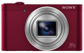 Sony DSC-WX500 - Cámara digital compacta 18Mp 3" 24-720mm 30xOpt. Full HD Rojo