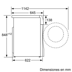 Bosch WDU28540ES - Lavadora con función secado de 10kg Clase A Motor EcoSilence