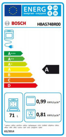 Bosch HBA574BR00 - Horno multifunción pirolítico de 60cm Negro con acero inox