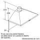 Bosch DWP66BC50 - Campana decorativa piramidal de 60cm Acero Inox Clase A