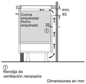 Siemens EH631BDB1E - Placa de inducción de 60cm 3 fuegos Bisel delantero