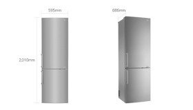 LG GBB60PZGFB - Frigorífico Combinado 201x60 Cm Clase A+++ Antihuellas