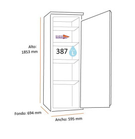 Samsung RR39M7165S9ES - Frigorífico 1 Puerta inox de 185x59,5x69,4cm