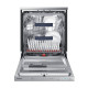 Samsung DW60M9550FSEC - Lavavajillas 14 Servicios A+++ Acero Inox