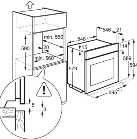 Aeg BPE546120M - Horno multifunción con 10 funciones Pirolítico A+