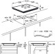Aeg IKB63341FB - Placa de inducción flexible de 60cm 3 zonas Power Maxisense