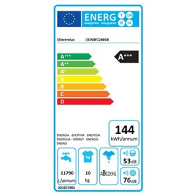 Electrolux EW8F2146GB - Lavadora Carga Frontal 10Kg 1400 Rom Clase A+++