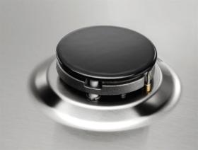 Zanussi ZGH76524XS - Encimera de Gas 5 Fuegos 75 Cm Inoxidable