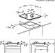 Zanussi ZGH62414XA - Placa de Gas 60 Cm 4 Fuegos Inoxidable Antihuellas