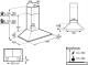 Zanussi ZHC92462XA - Campana decorativa inox de 90cm 3 velocidades 52dB