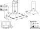 Zanussi ZHC72462XA - Campana decorativa inox de 70cm 3 velocidades 52dB