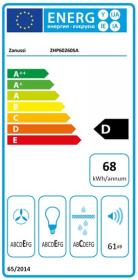 Zanussi ZHP60260SA - Campana extraíble Versa de 60cm en Acero Inox Luz LED