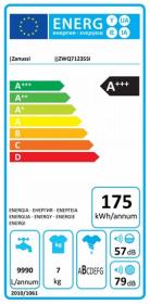Zanussi ZWQ71235SI - Lavadora de carga superior de 7kg y 1200rpm A+++