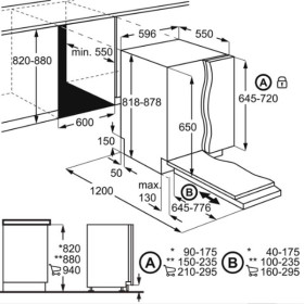 Zanussi ZDT24004FA - Lavavajillas de integración de 60cm A++ 13 cubiertos
