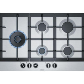 Siemens EC7A5SB90 - Placa de Gas 75 Cm  5 Fuegos Cm Acero Inoxidable