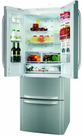 Hotpoint E4DAAAXC - Frigorífico combinado de 2 puertas y 2 cajones 195x70cm