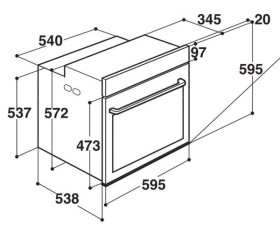 Whirlpool OAKZ9379HIX - Horno Multifunción Hidrolítico 73L Inox