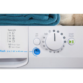Indesit BWA81283XWEU - Lavadora Carga Frontal 8 Kg Clase A+++ Blanca